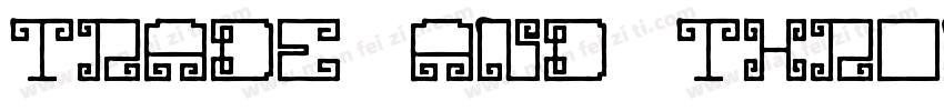 TRADE AND THRONE字体转换